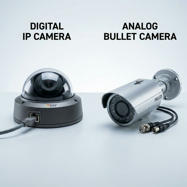 Cámaras IP vs Analógicas: ¿Cuál es la mejor opción para tu negocio?